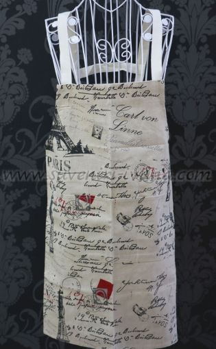 кухненска престилка от винтидж плат