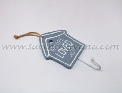 единична закачалка къщичка