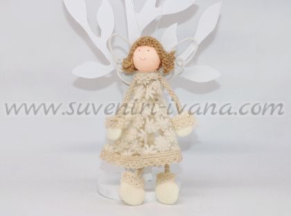 кукла от текстил ангелче с рокля от тюл