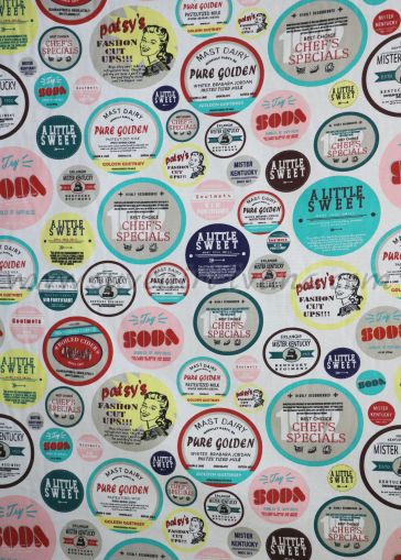 винтидж плат десен индустриален стил