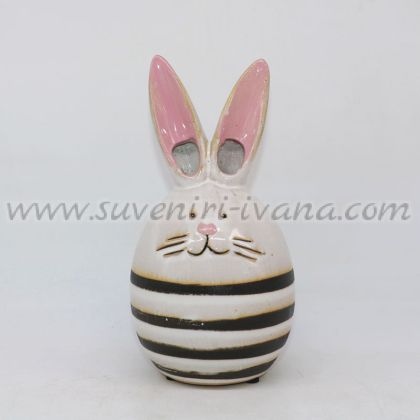 керамично зайче за декорация