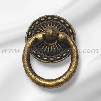 декоративна метална дръжка с халка