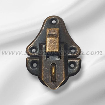 метална закопчалка за кутия античен бронз