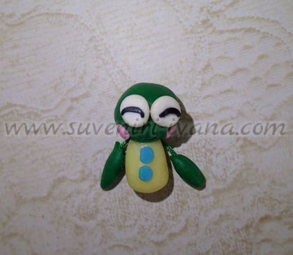 фигурка за декорация жабка от полимерна смола