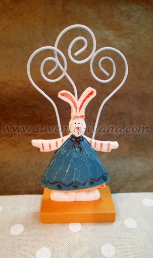 Декоративна стойка зайче 7,0 х 15,0 см