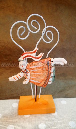 Декоративна стойка зайче 9,0 х 15,0 см