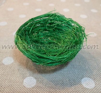 Гнездо за яйца от кокосова трева 6,0 см.