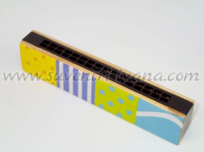 Дървена устна хармоника 13,0 х 2,8 см.