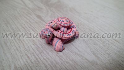 Костенурка с магнит от полимерна глина 4,0 х 4,0 см.