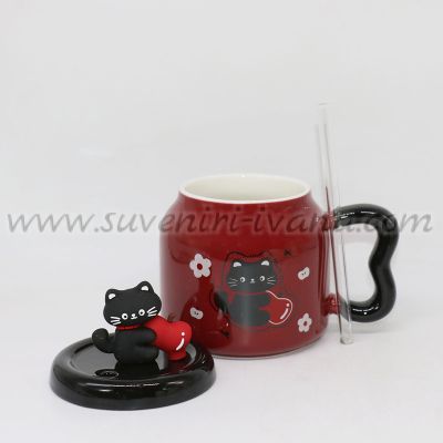 чаша подарък за любител на котки