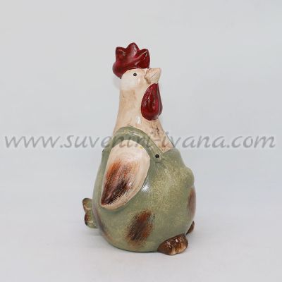 декоративен великденски керамичен петел