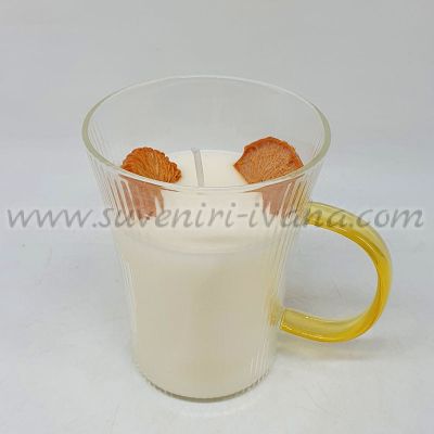 декоративна ароматна свещ за уют и релакс