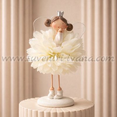 декоративно ангелче с крила и корона