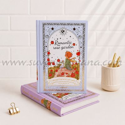 Луксозен тефтер Romantic Rose Garden с Малкия принц сред разцъфнали рози